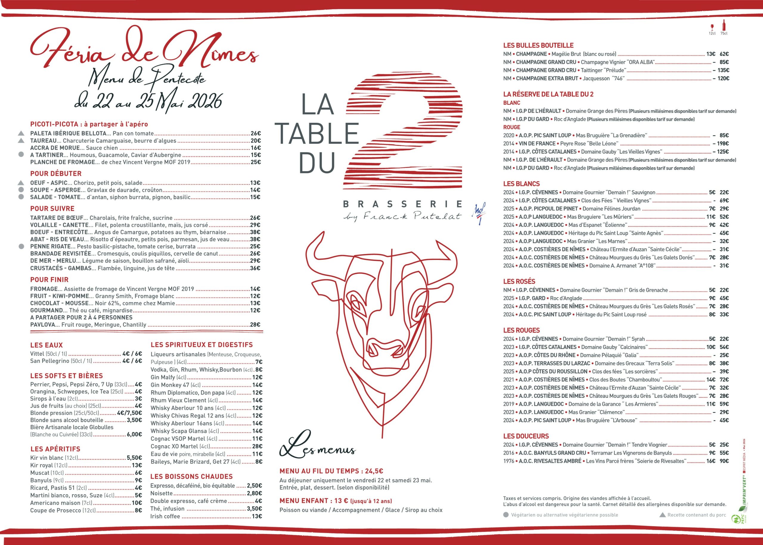 CARTE FERIA 2026